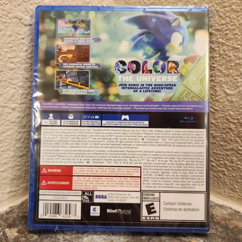 Game - Sonic Colors: Ultimate (NEW) - PS4